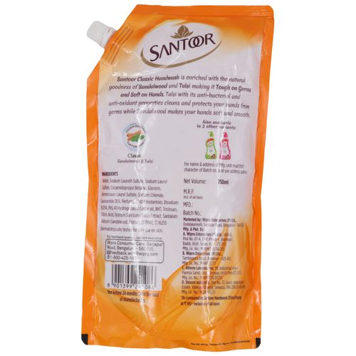 Santor Handwash - Classic , 750 ml